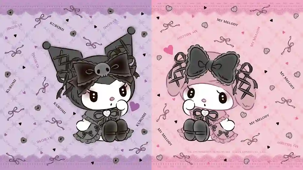 My Melody and Kuromi – Elegant Wallpaper Designs for Fans