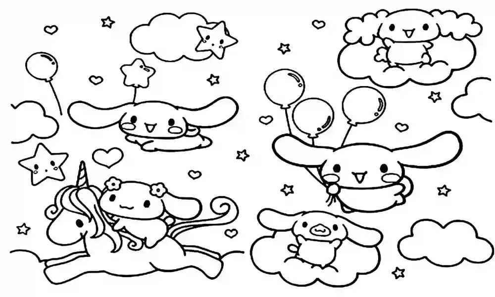  Cinnamoroll Coloring Pages – Cute Drawings, Plush & More